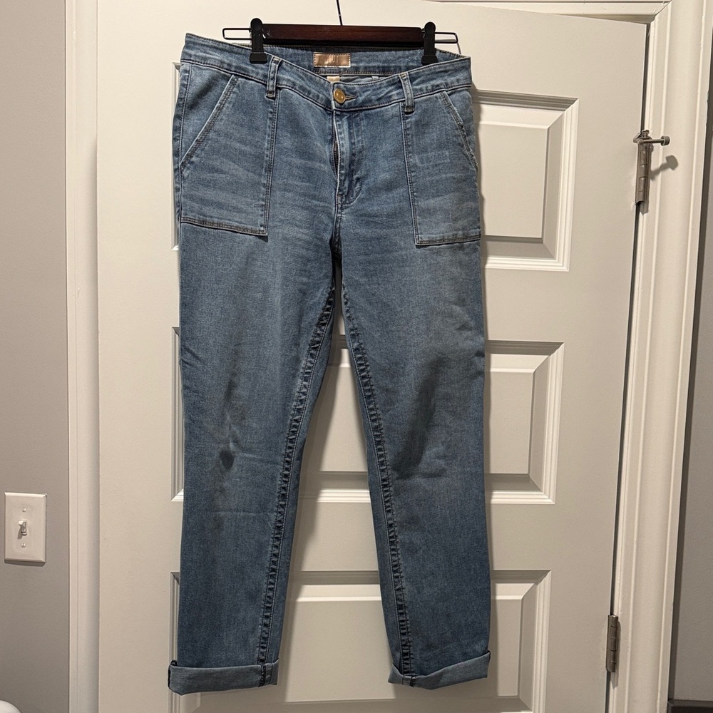 Kut from the Kloth Light Blue Boyfriend Jeans “Stevie”
